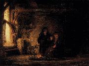 REMBRANDT Harmenszoon van Rijn Tobit's Wife with the Goat Spain oil painting artist